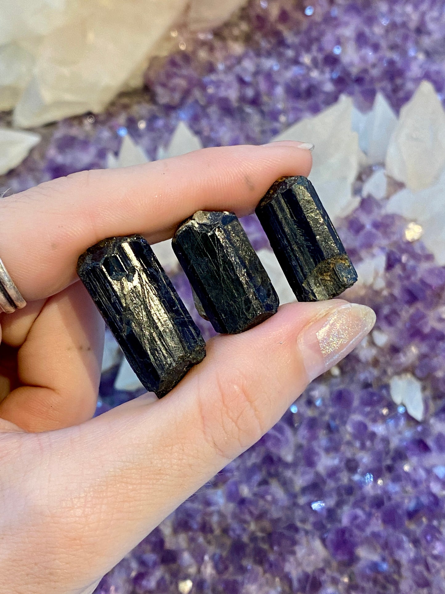 Black Tourmaline Raw Chunks