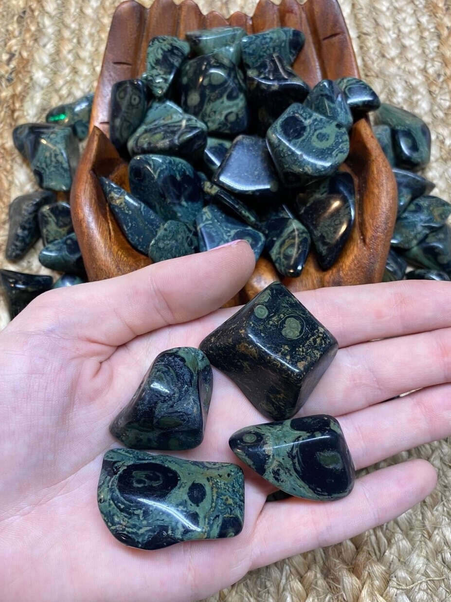 Kambaba Jasper Tumbled Stone