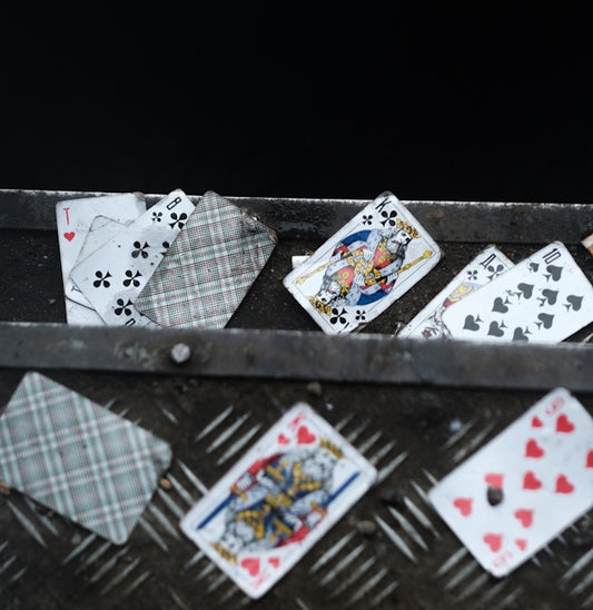 6 of diamonds and 6 of diamonds playing cards