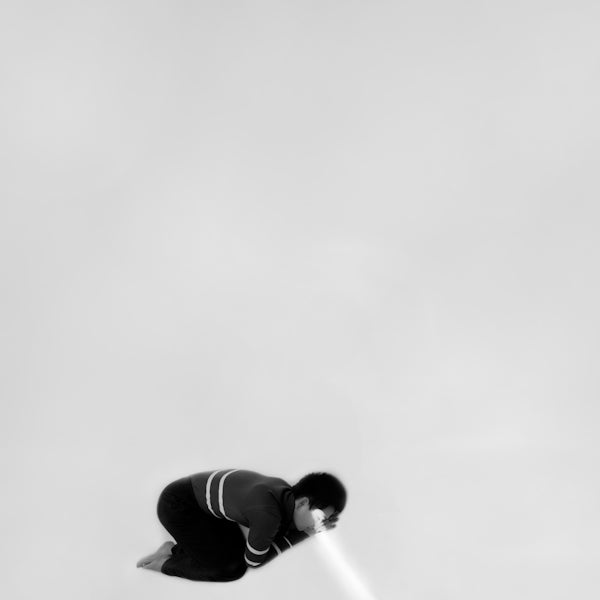 man in black and white hoodie