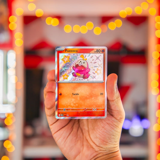 a person holding a card in their hand