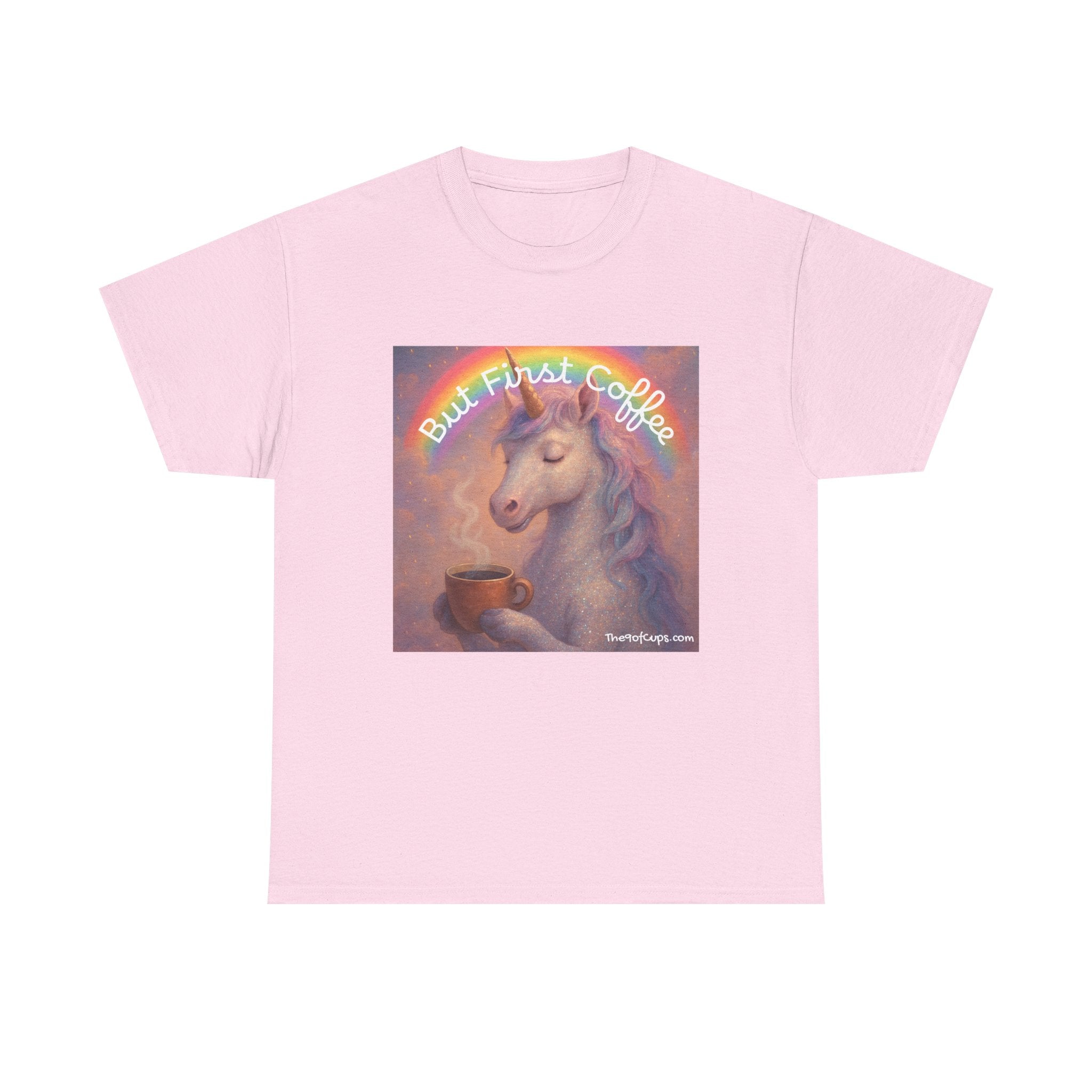 Coffee Lover T-Shirt - But First Coffee Unicorn Tee