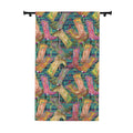 Glamping Cowgirl Boots Blackout Curtain — Boho Cowgirl Pattern (Single Panel)