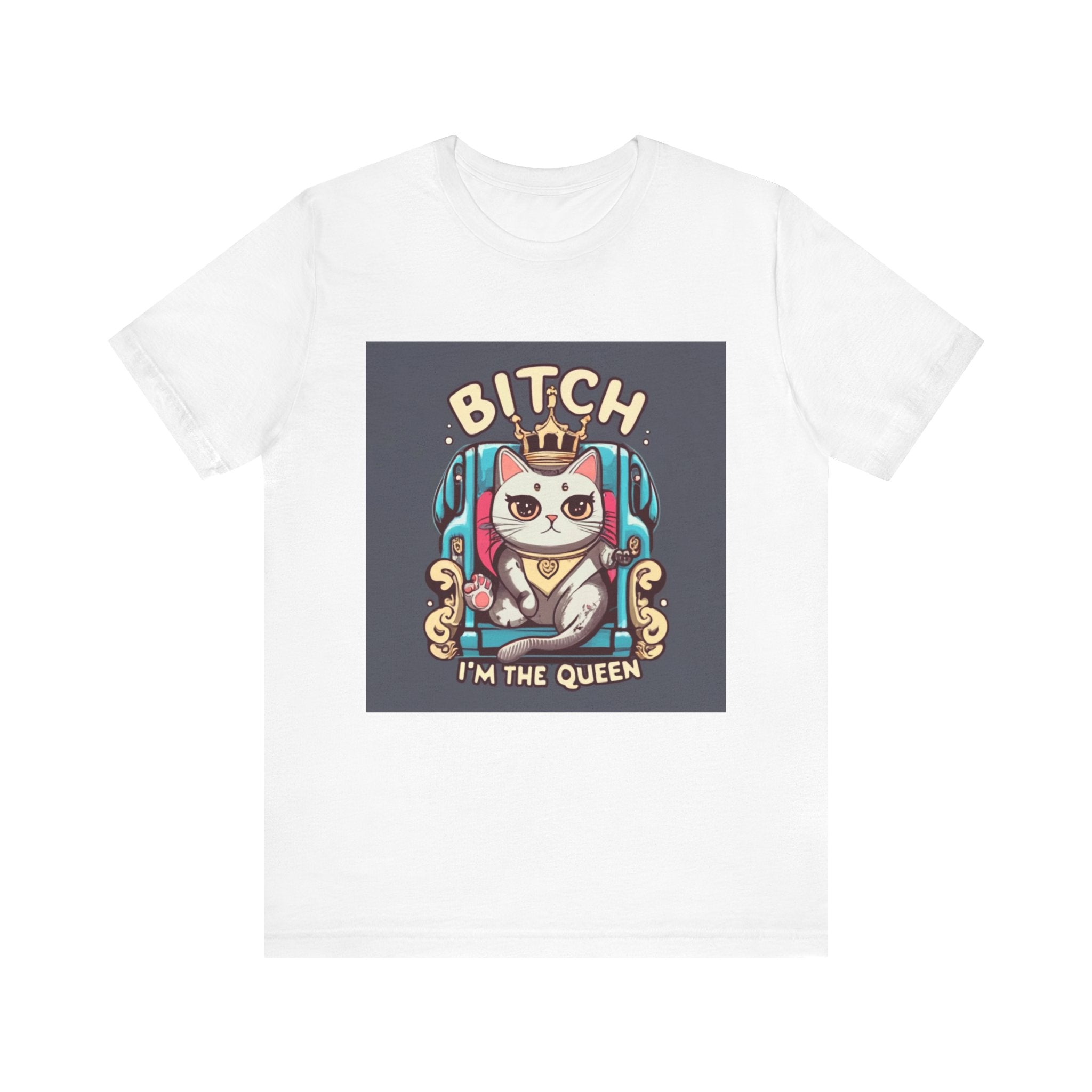Pug Queen Tee — "Bitch, I'm the Queen" Funny Pug Dog Illustration