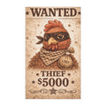 Retro Western Funny Chicken Farmhouse Tea Towel — Design by Leah Quinn©