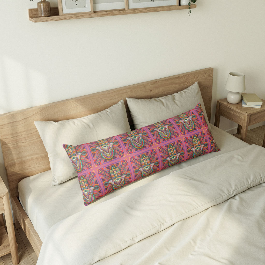 'Hamsa Number 3' Body Pillow — Support Cushion