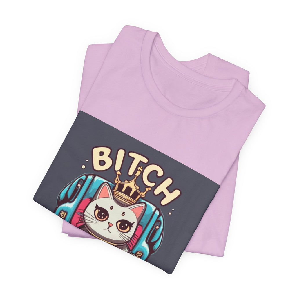Pug Queen Tee — "Bitch, I'm the Queen" Funny Pug Dog Illustration