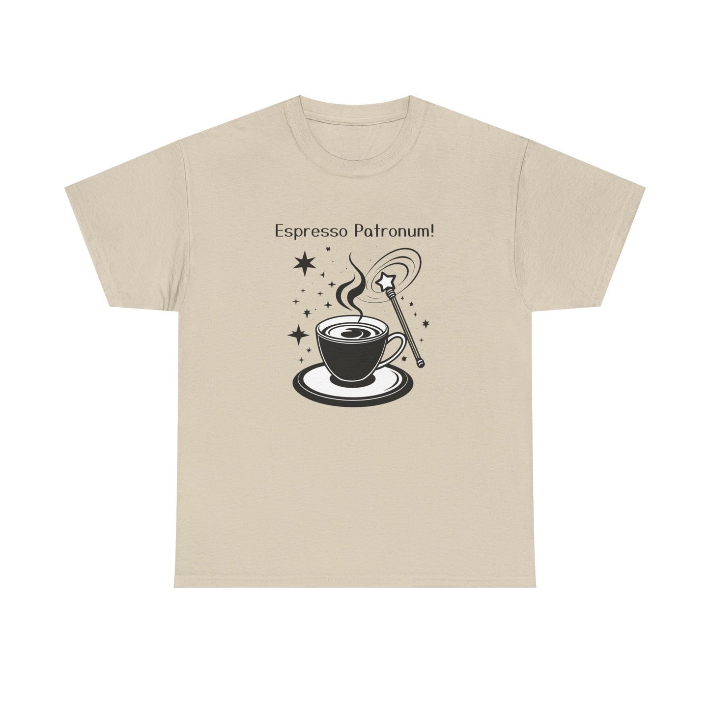 Unisex Tee Espresso Patronum Magical Spell for Coffee Shirt