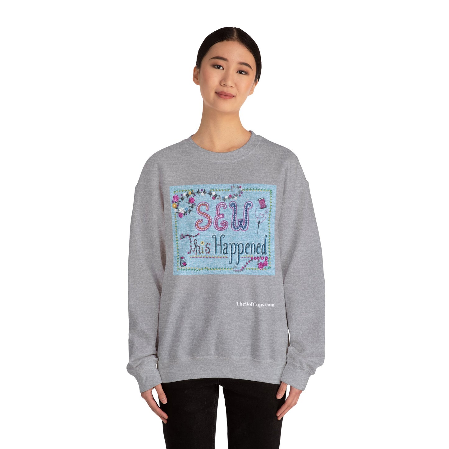 Sewing Enthusiast Unisex Sweatshirt - 'Sew This Happened'