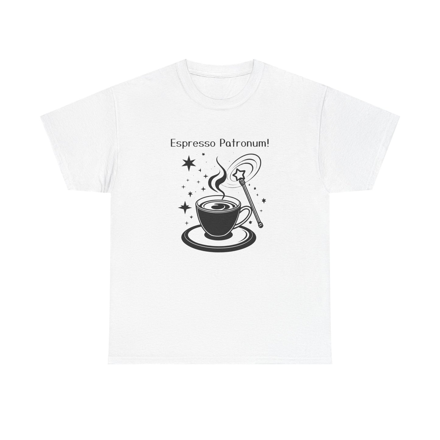 Unisex Tee Espresso Patronum Magical Spell for Coffee Shirt