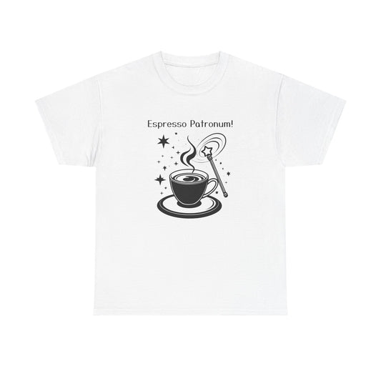Unisex Tee Espresso Patronum Magical Spell for Coffee Shirt
