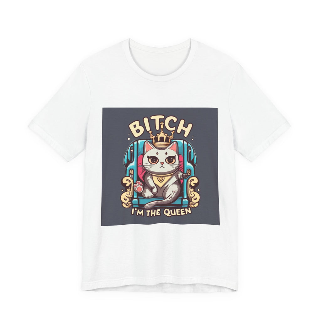 Pug Queen Tee — "Bitch, I'm the Queen" Funny Pug Dog Illustration