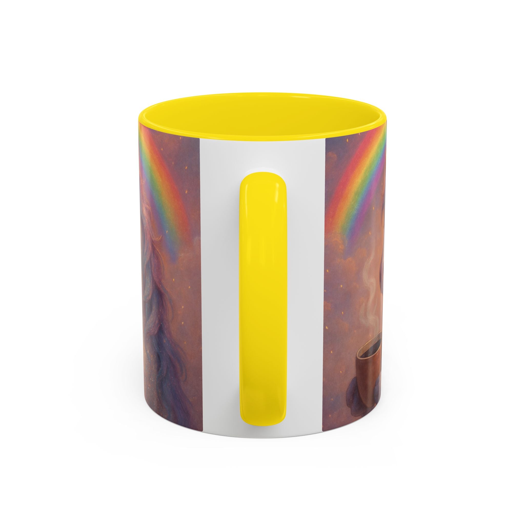 Coffee Mug - Calm Unicorn Morning Coffee Illustration