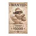 Retro Western Funny Young Chick Farmhouse Tea Towel — Design by Leah Quinn©