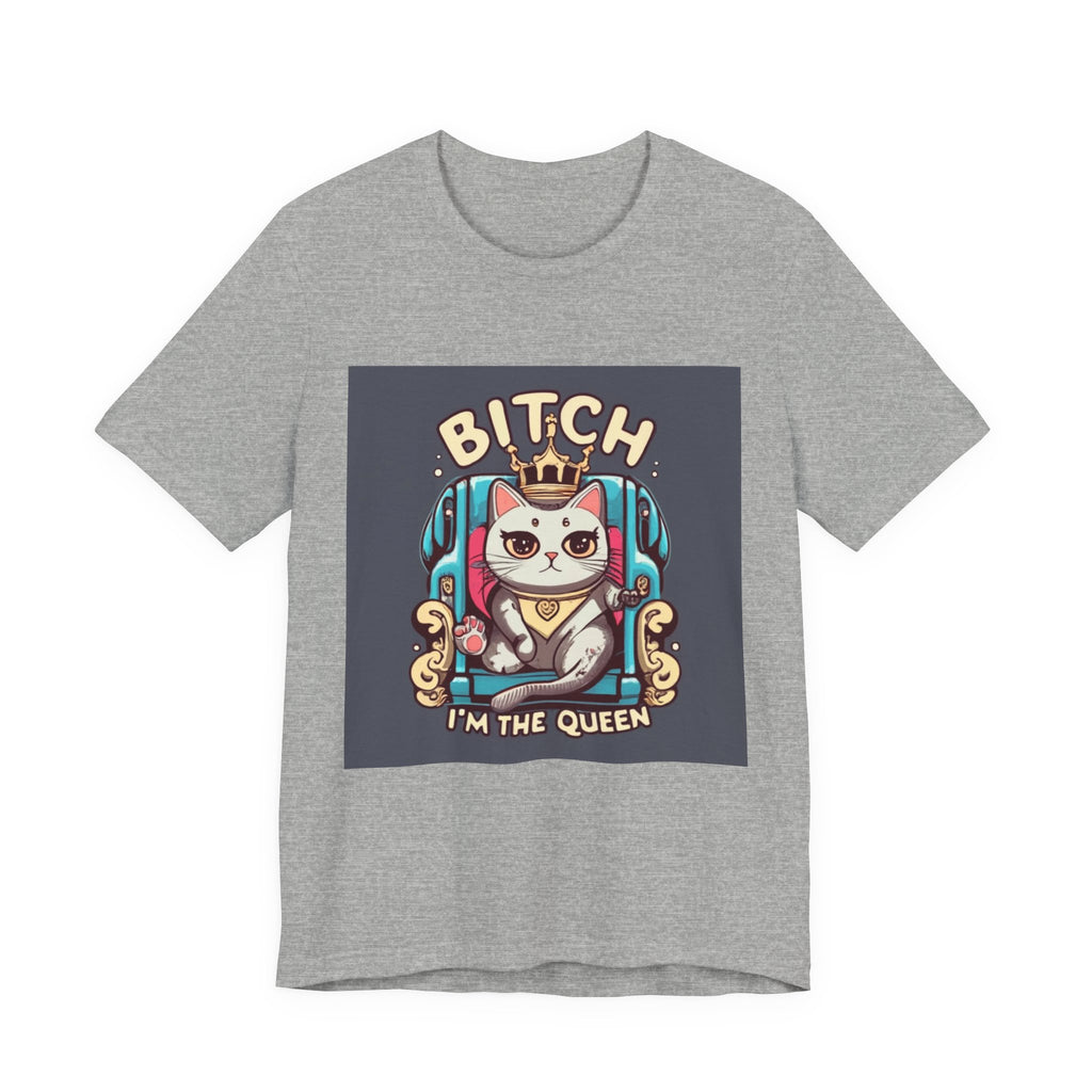 Pug Queen Tee — "Bitch, I'm the Queen" Funny Pug Dog Illustration