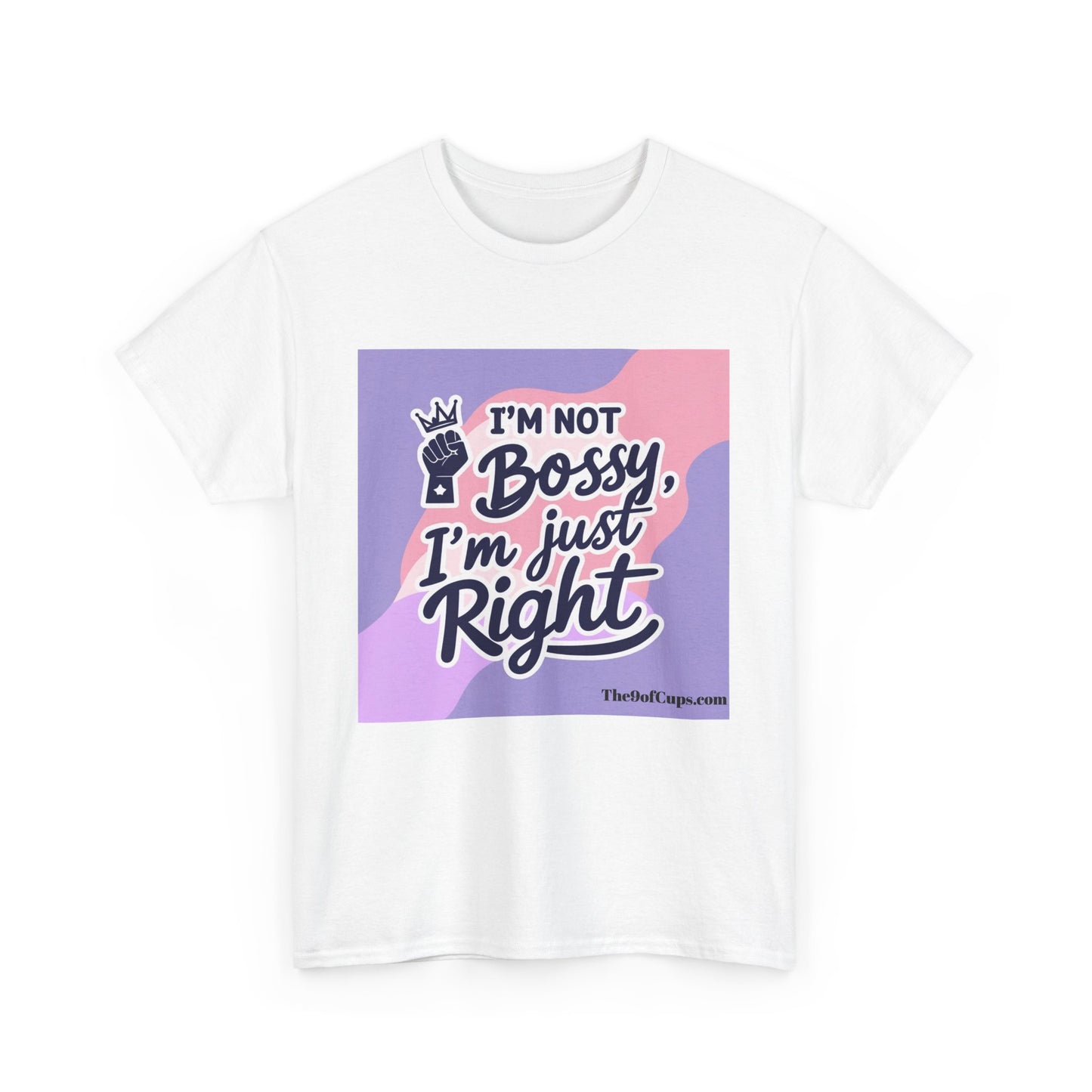 Funny Girl Boss Unisex Tee - 'I'm not bossy, I'm just right' Coffee Shirt