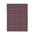 Bohemian Rose 'Sabrina Design' Velvet Plush Blanket – Kaleidoscope Floral Throw