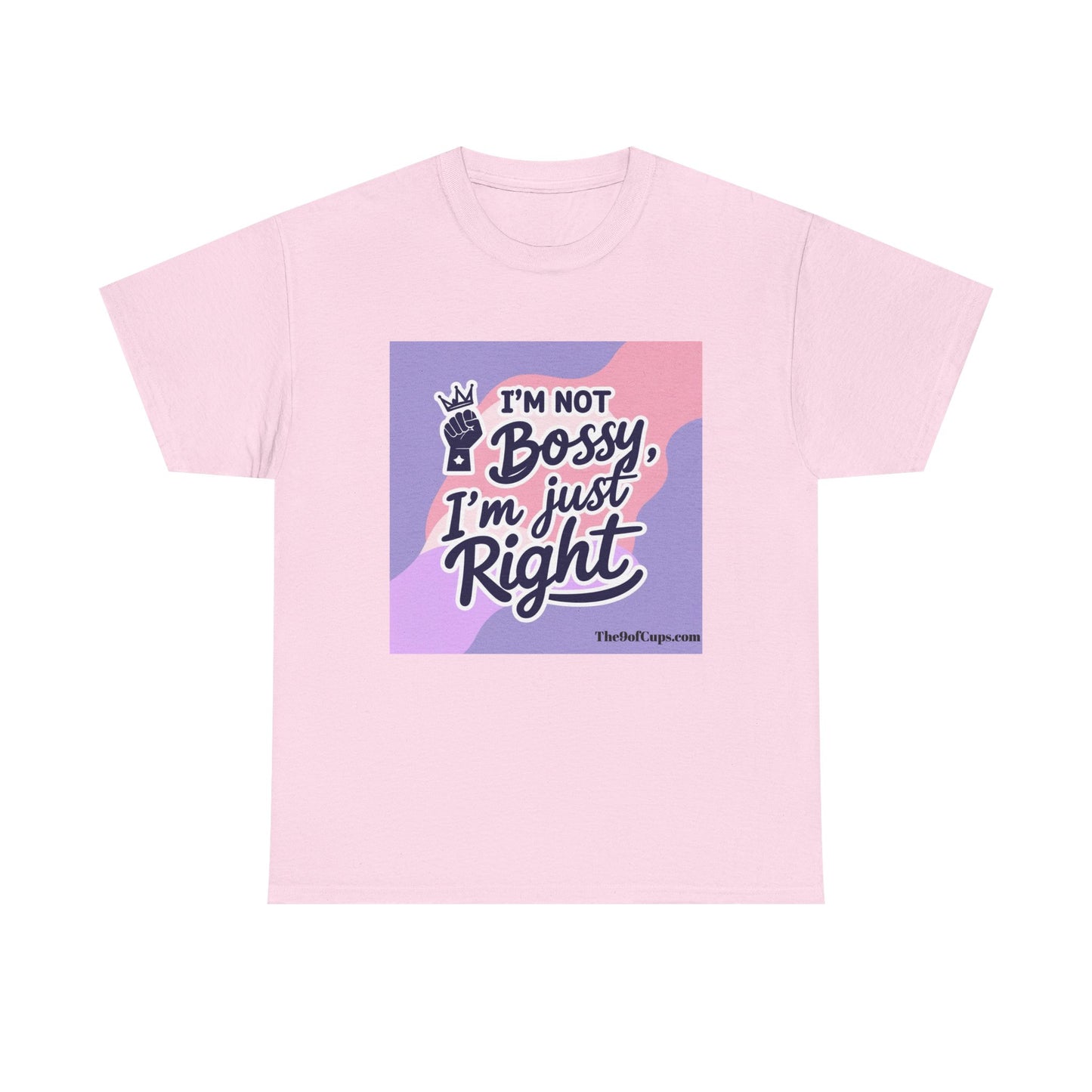 Funny Girl Boss Unisex Tee - 'I'm not bossy, I'm just right' Coffee Shirt