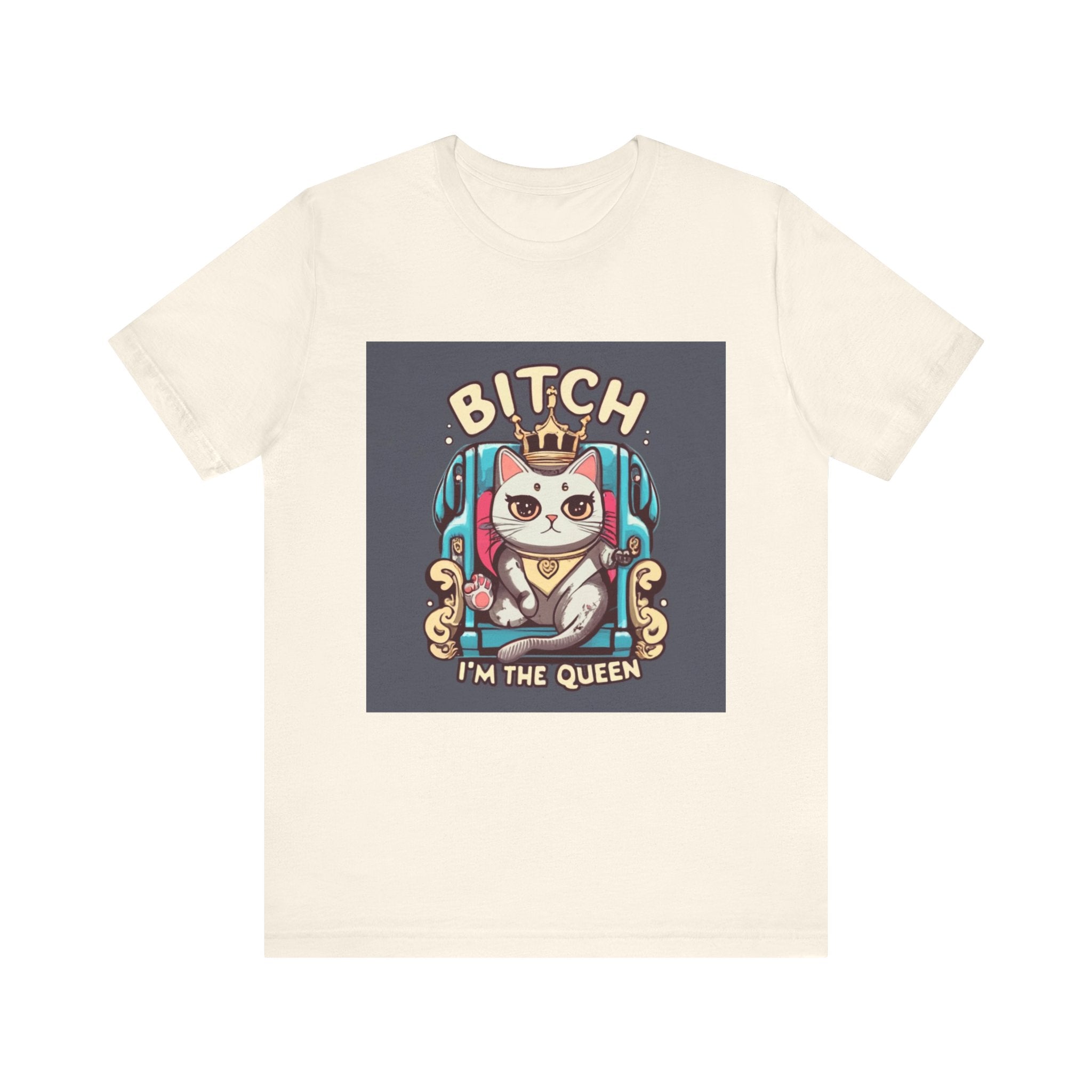 Pug Queen Tee — "Bitch, I'm the Queen" Funny Pug Dog Illustration