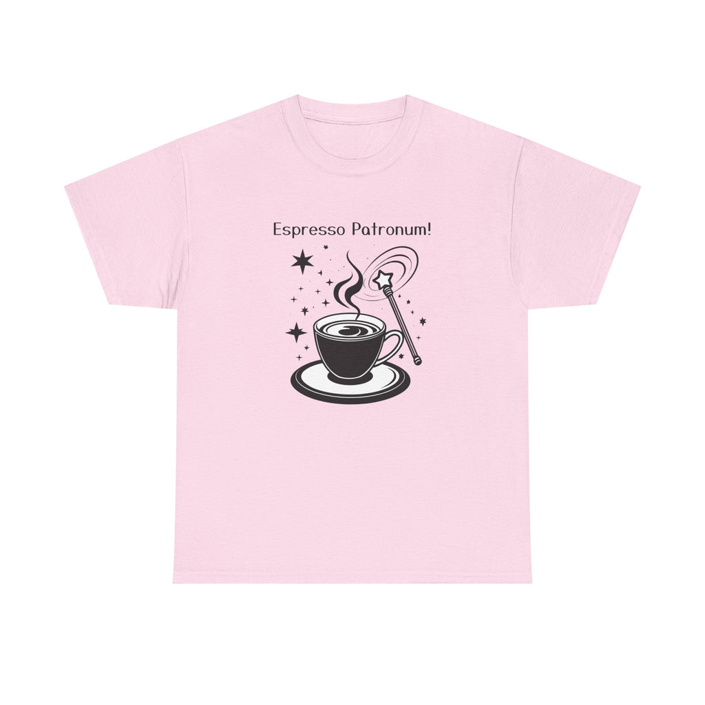 Unisex Tee Espresso Patronum Magical Spell for Coffee Shirt