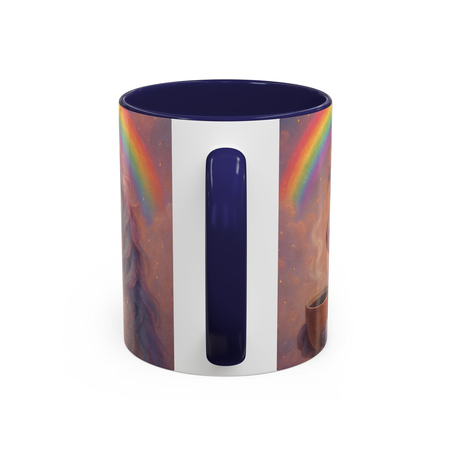 Coffee Mug - Calm Unicorn Morning Coffee Illustration