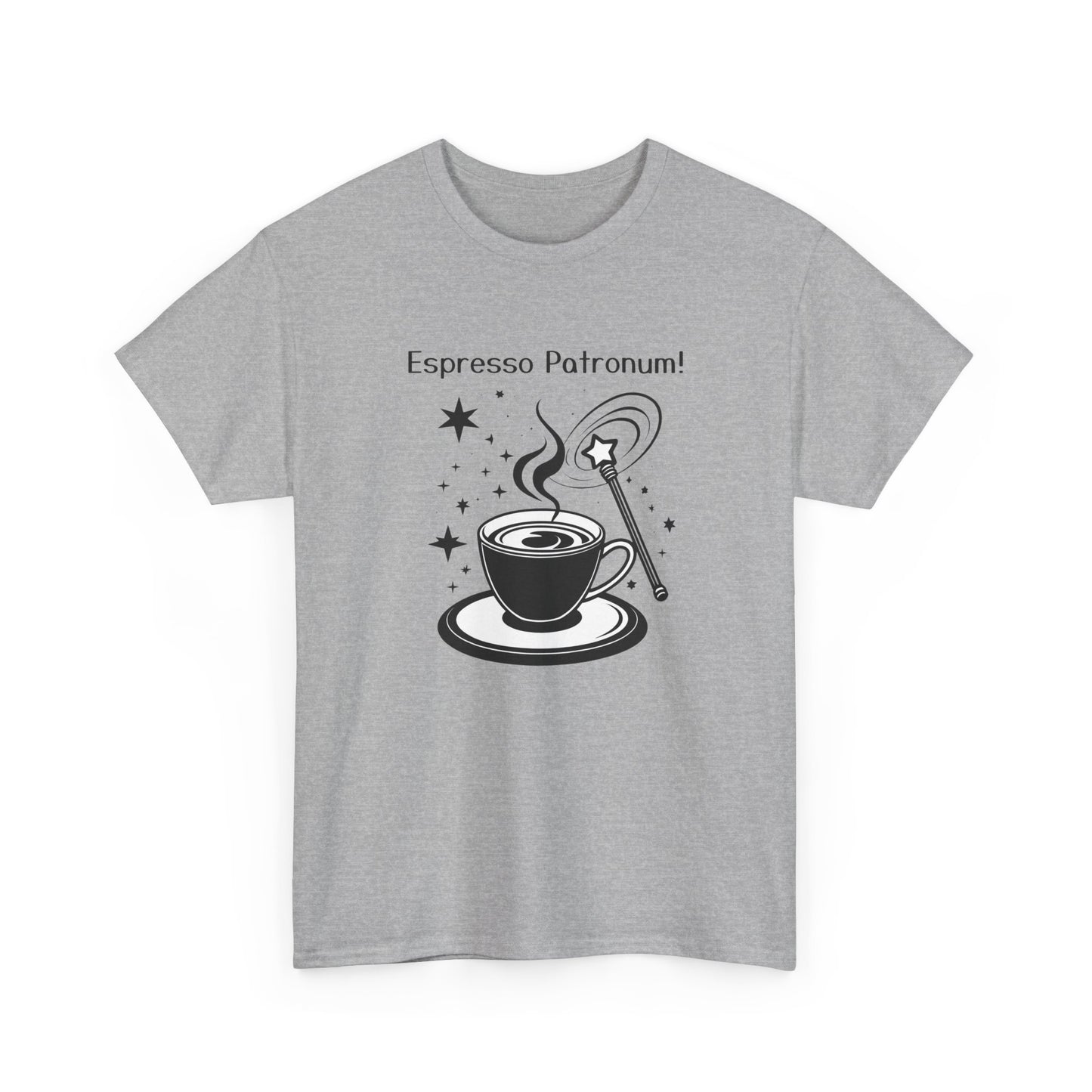 Unisex Tee Espresso Patronum Magical Spell for Coffee Shirt
