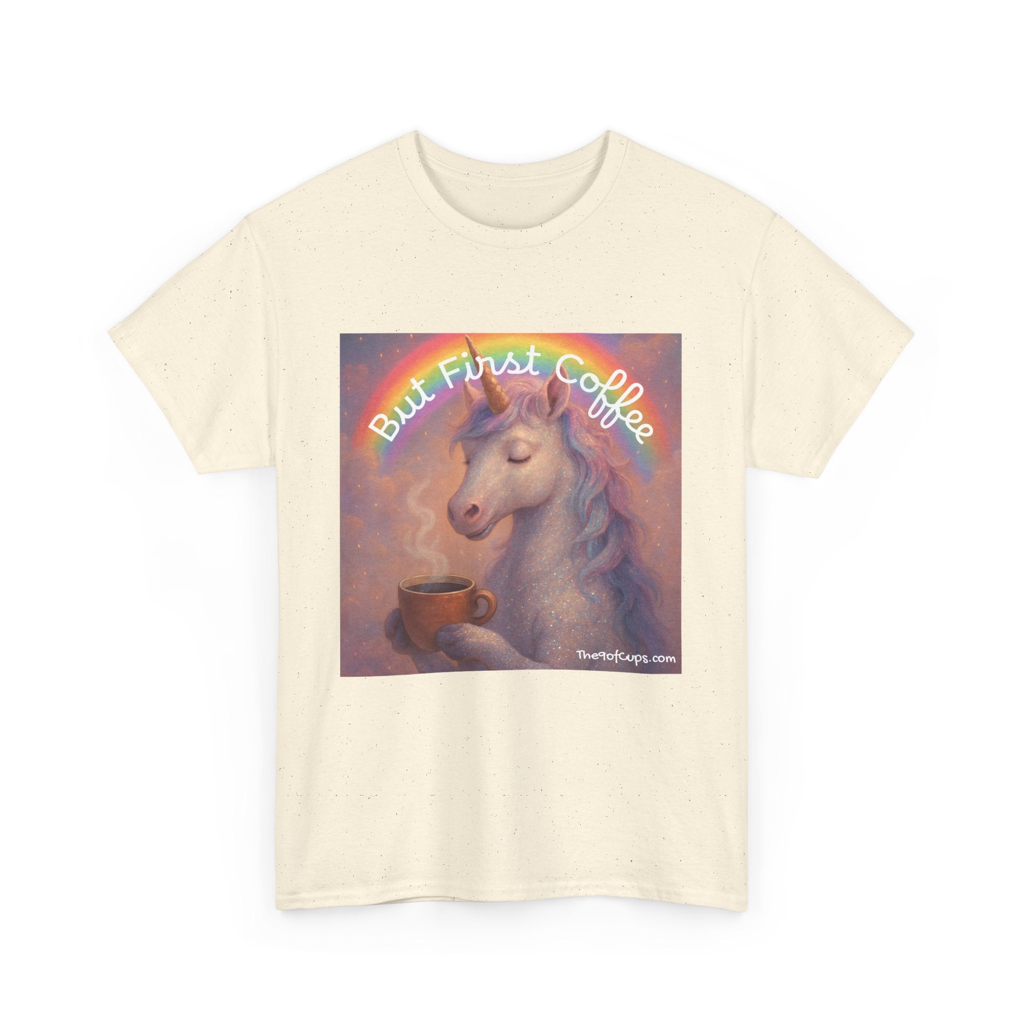 Coffee Lover T-Shirt - But First Coffee Unicorn Tee