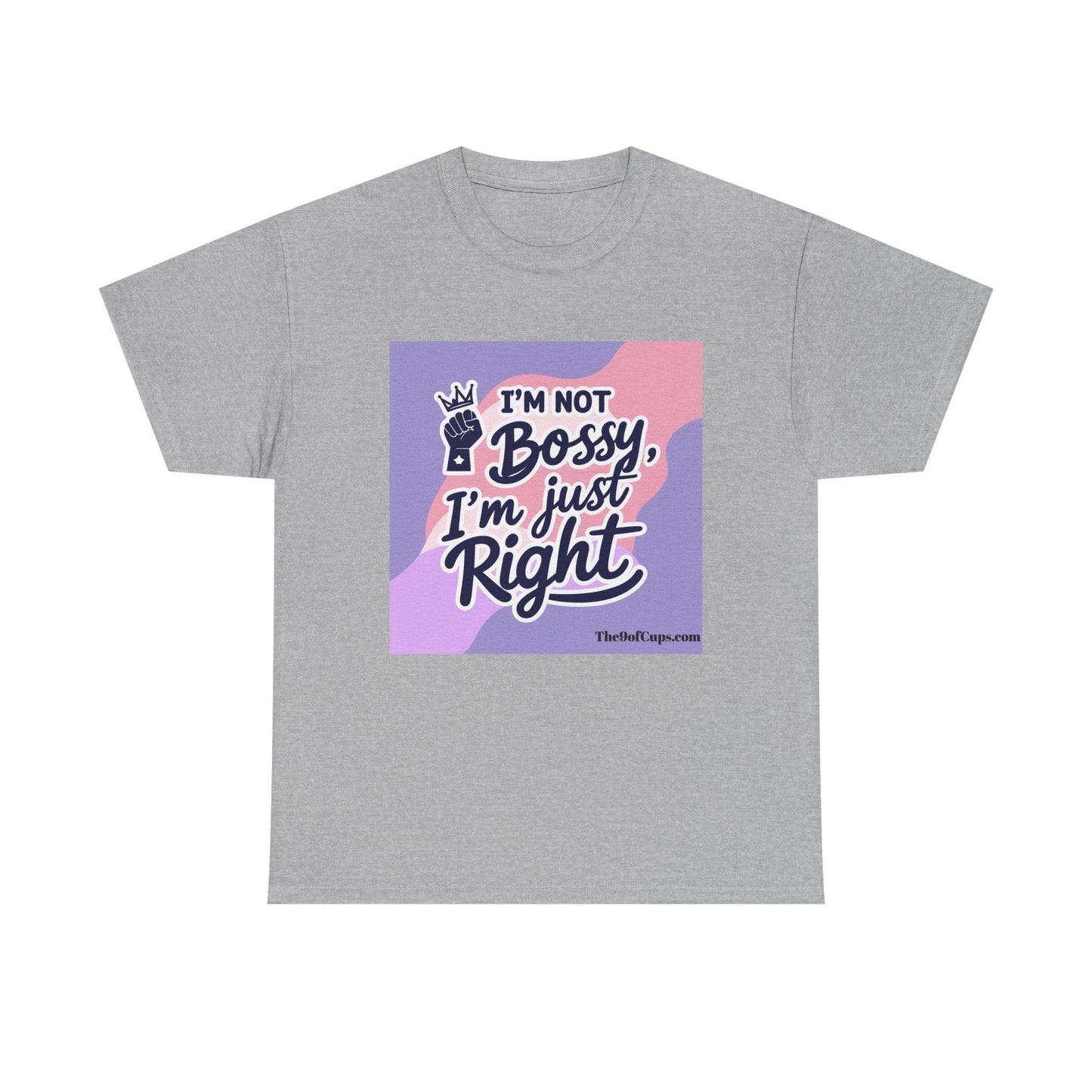 Funny Girl Boss Unisex Tee - 'I'm not bossy, I'm just right' Coffee Shirt