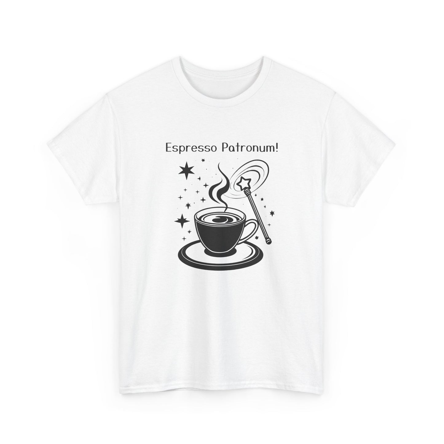 Unisex Tee Espresso Patronum Magical Spell for Coffee Shirt