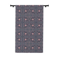 Great Grannys Fun Mod Brocade Blackout Curtain — in Slate Blue (50×84", Single Panel)