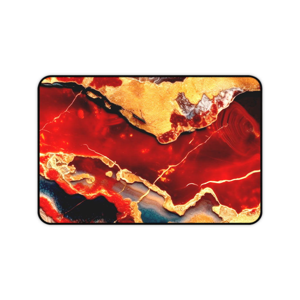 Jasper Crystal Desk Mat — Extra Large Mouse Pad for Tarot Readings