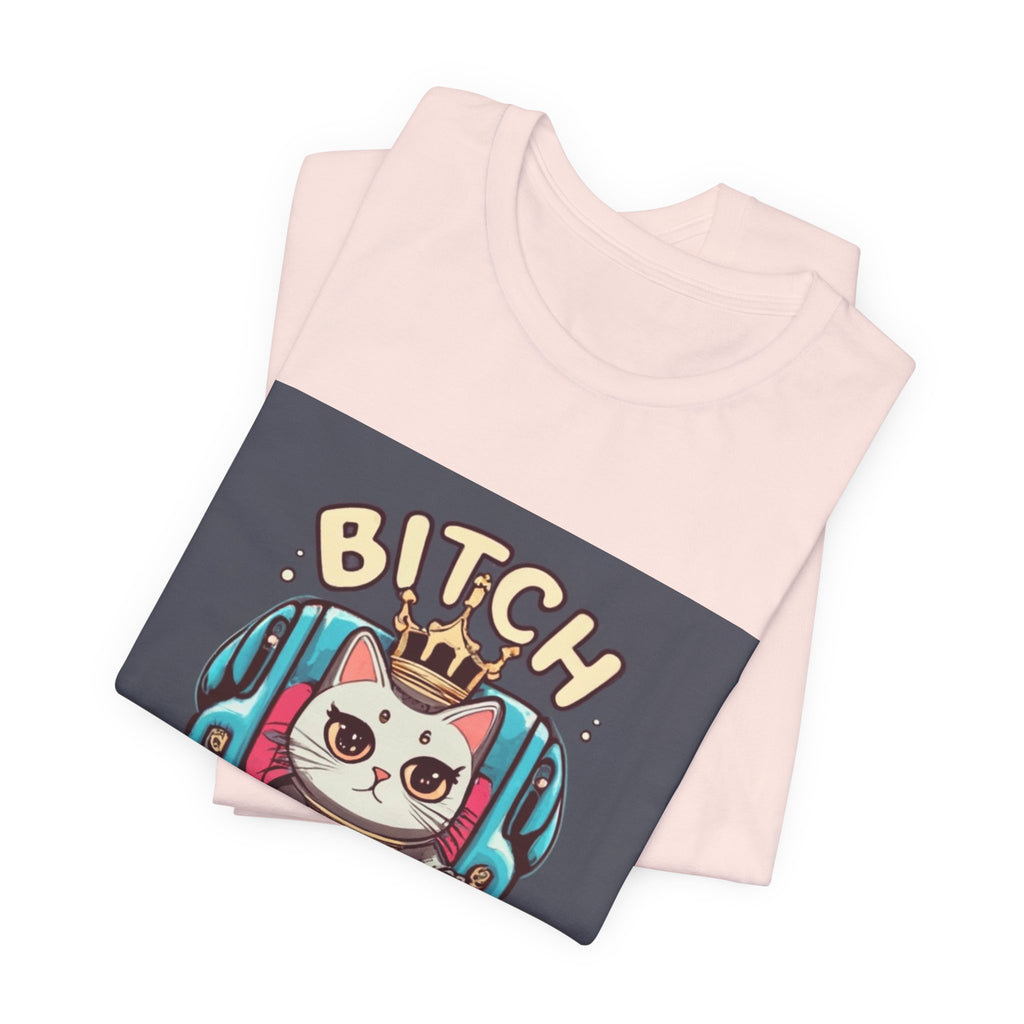 Pug Queen Tee — "Bitch, I'm the Queen" Funny Pug Dog Illustration