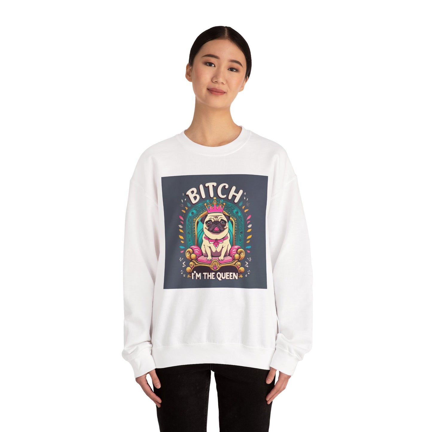Pug Crewneck Sweatshirt - Cute and Funny Dog Lover Gift
