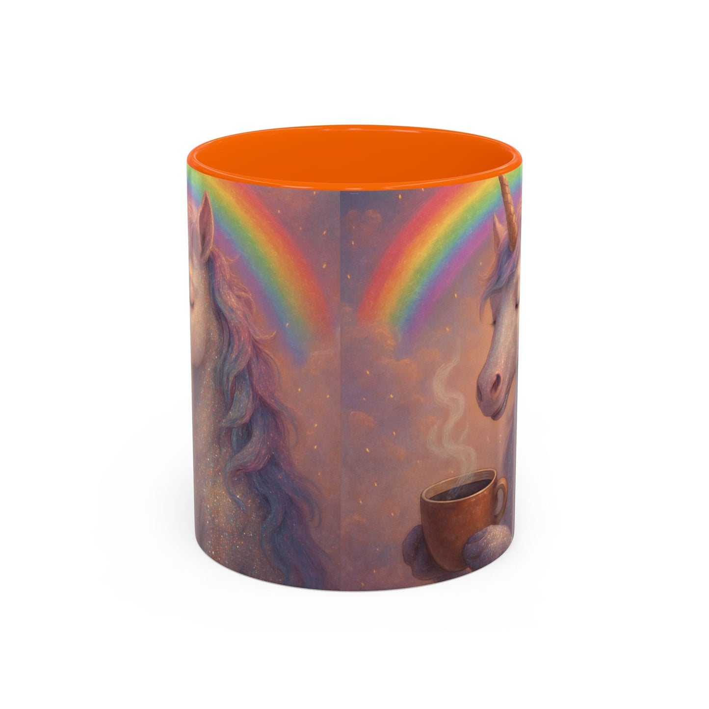 Coffee Mug - Calm Unicorn Morning Coffee Illustration