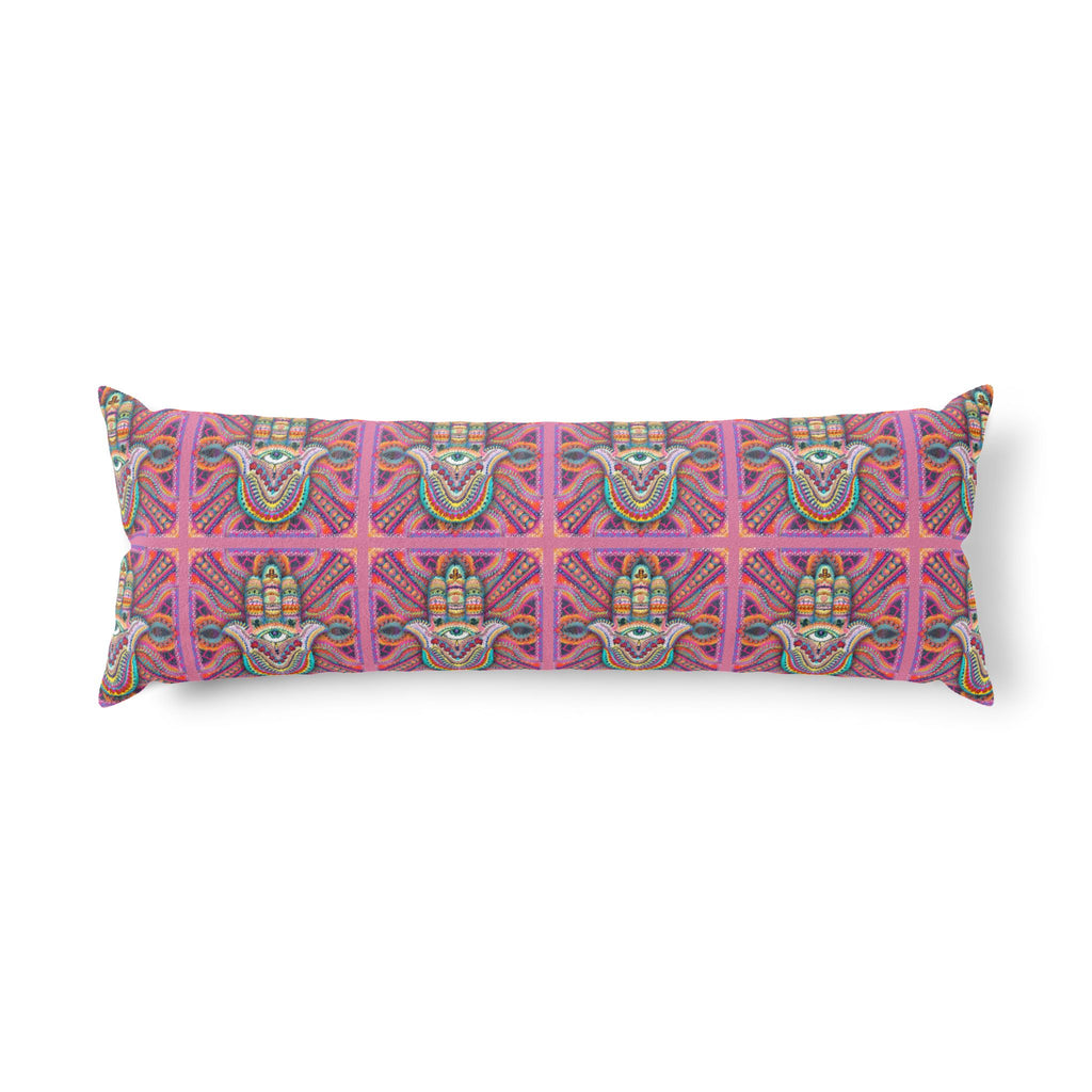 'Hamsa Number 3' Body Pillow — Support Cushion