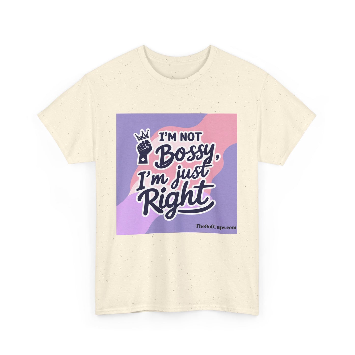 Funny Girl Boss Unisex Tee - 'I'm not bossy, I'm just right' Coffee Shirt