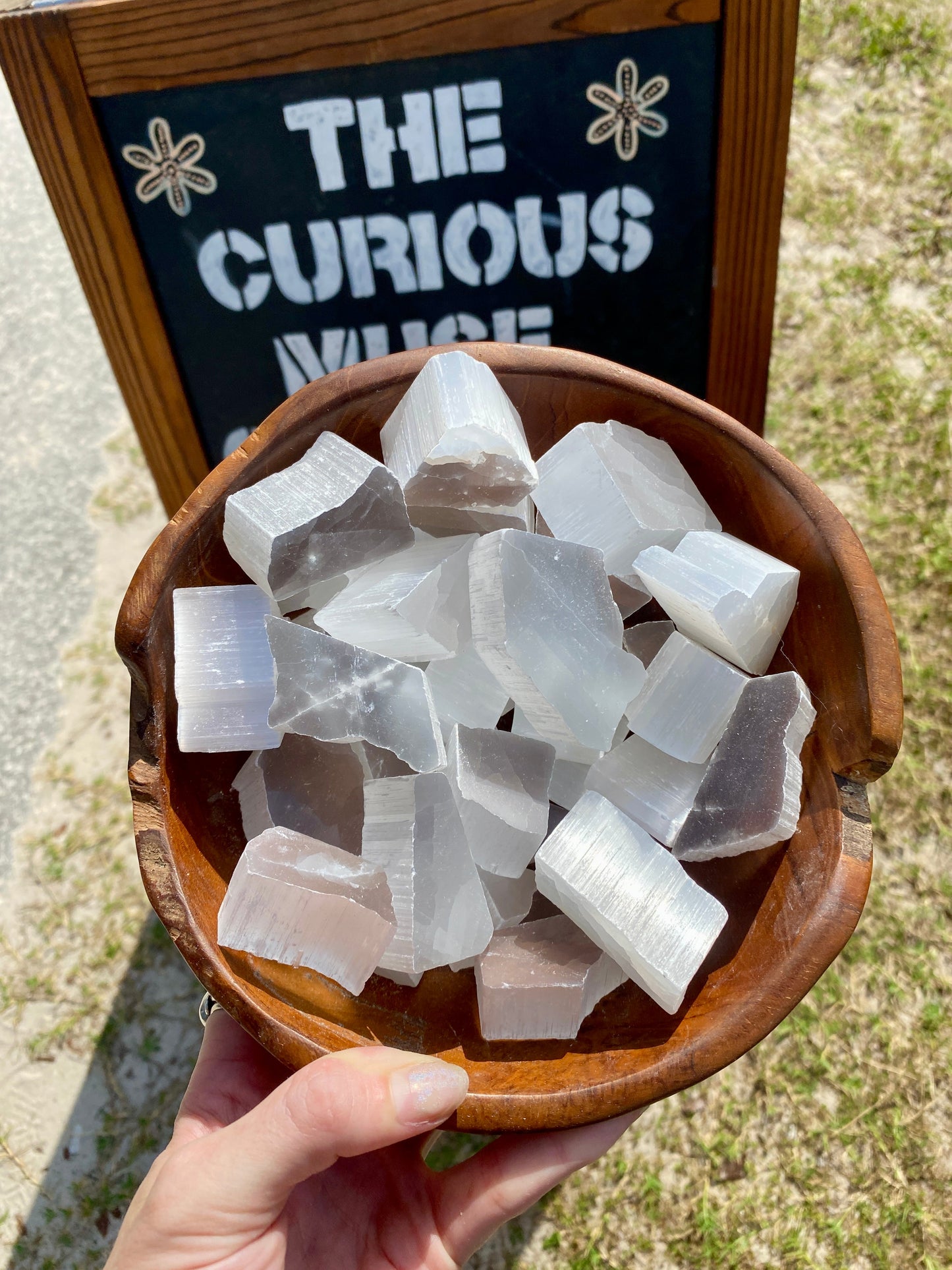 Selenite Raw Chunks | Satin Spar Rough Crystals