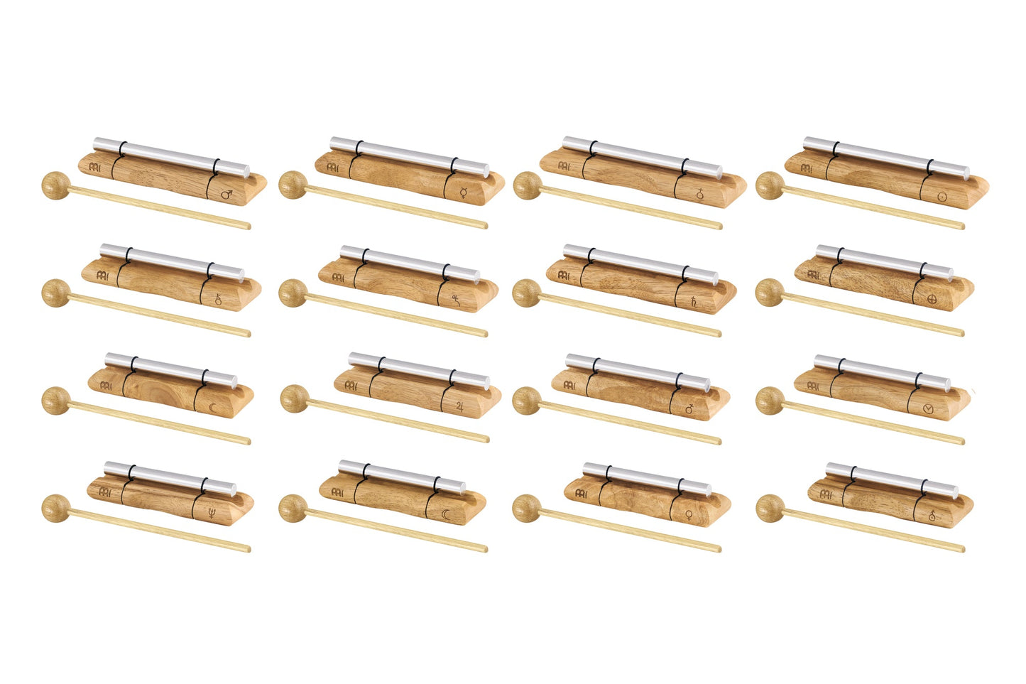 16 Energy Chimes Complete Planetary Set