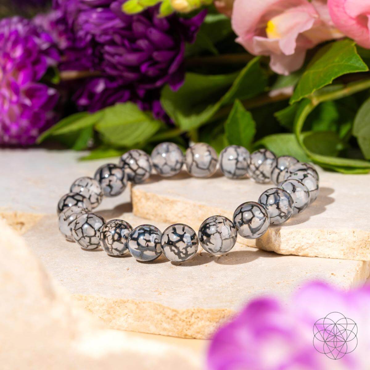 Calm in the Chaos - River Agate Bracelet