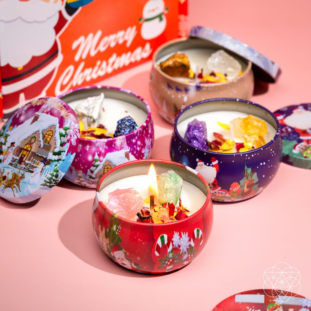 Christmas Candle Set: The Empath’s Holiday Survival Kit