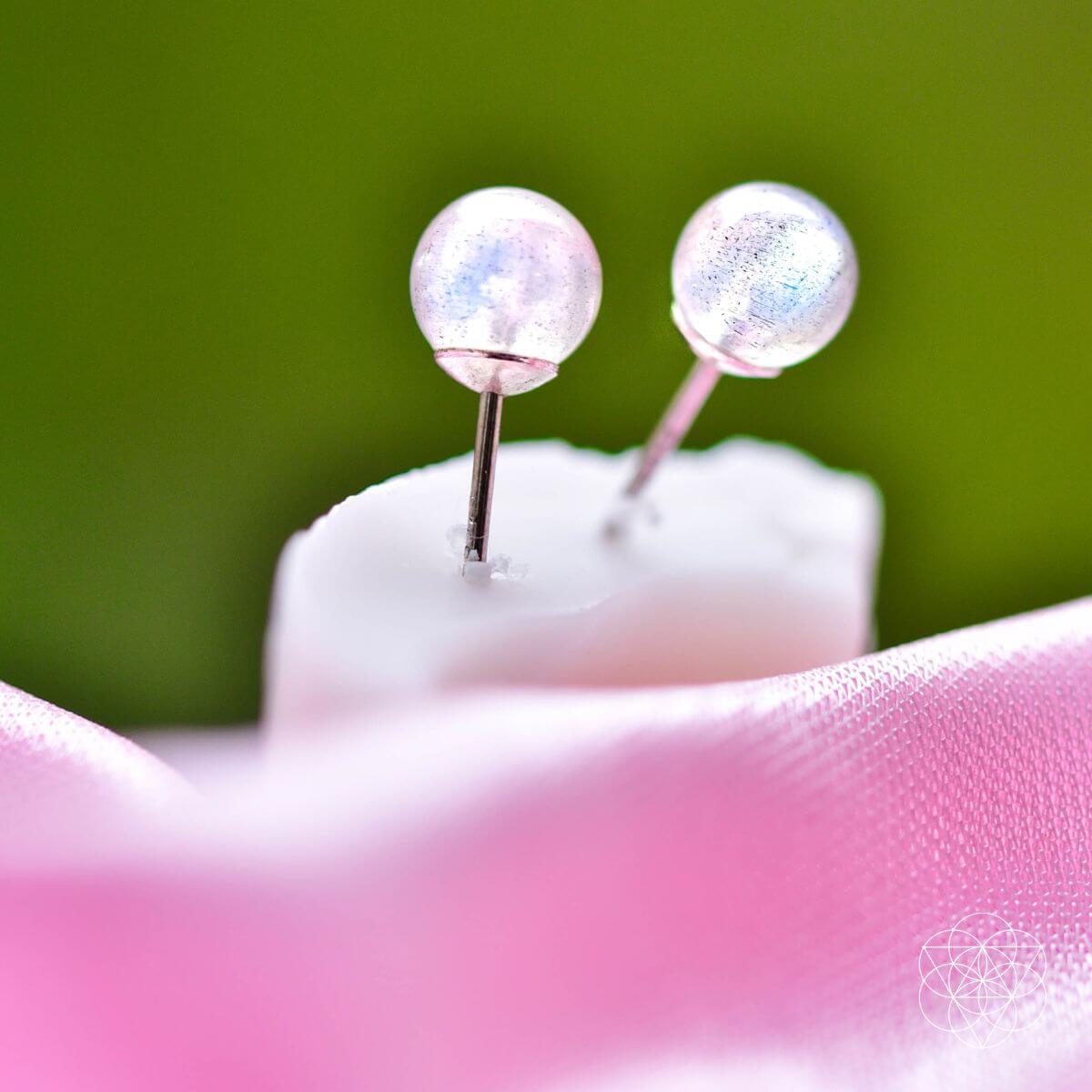Labradorite Stabilization Earrings