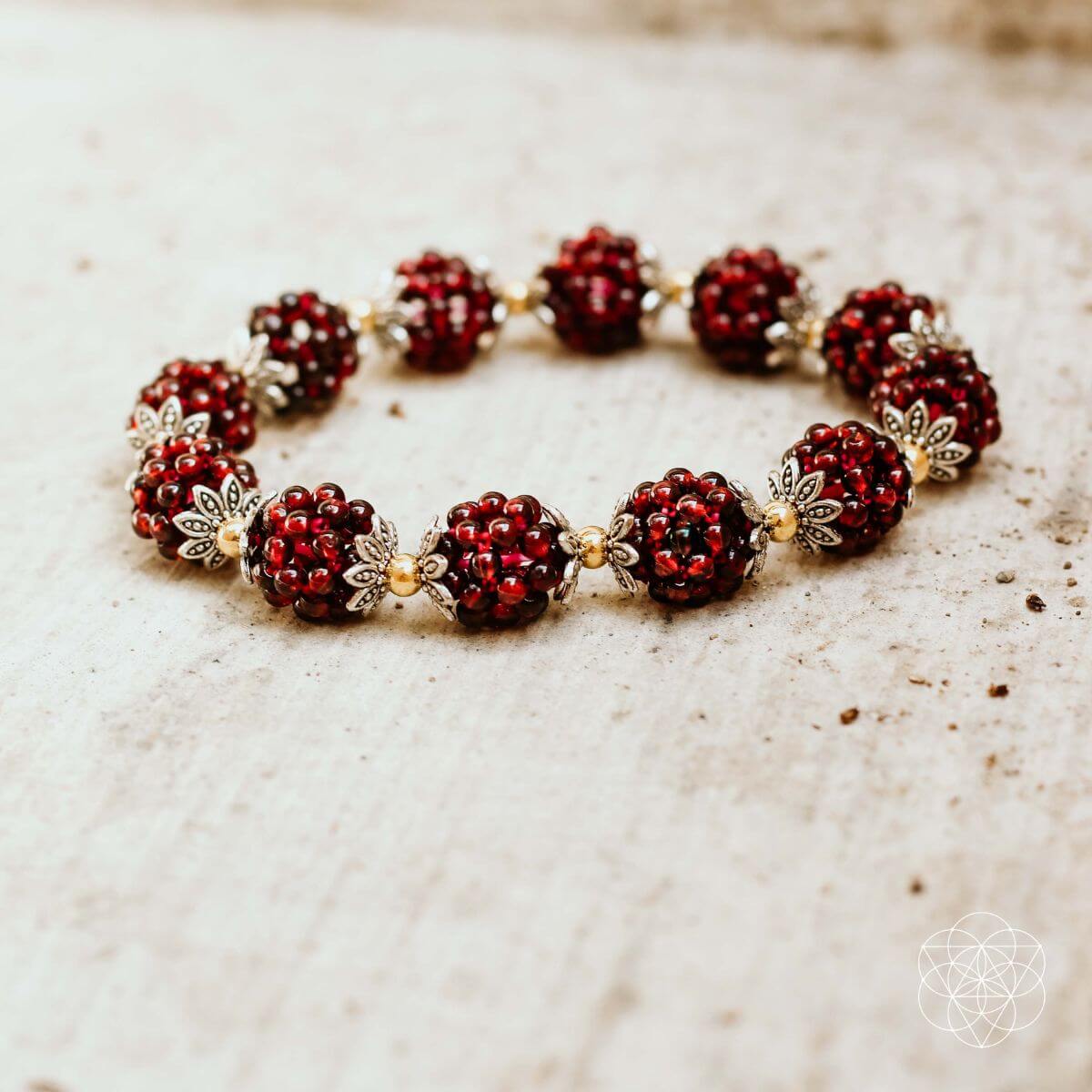 Natural Garnet Healing Bracelet