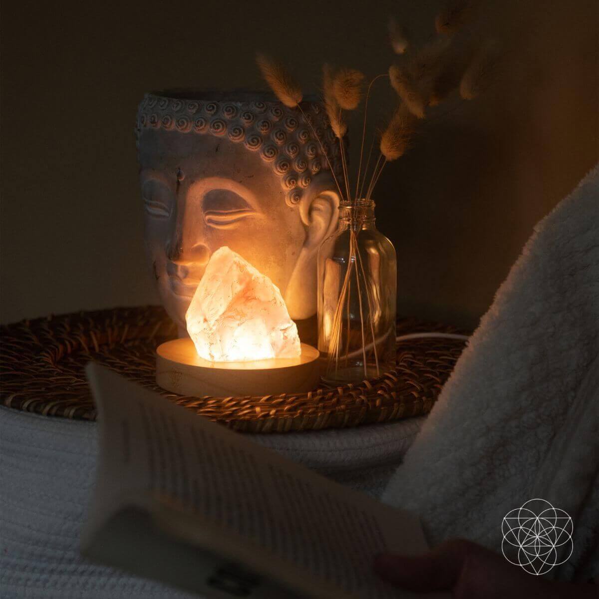 Rose Quartz Lamp of Compassion