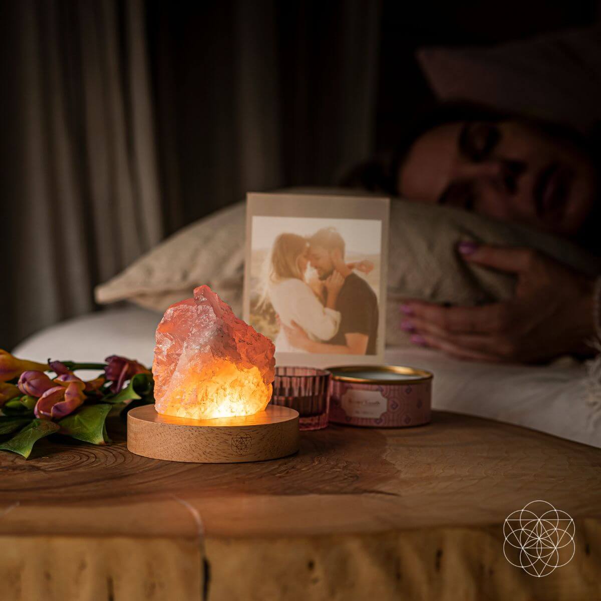 Rose Quartz Lamp of Compassion