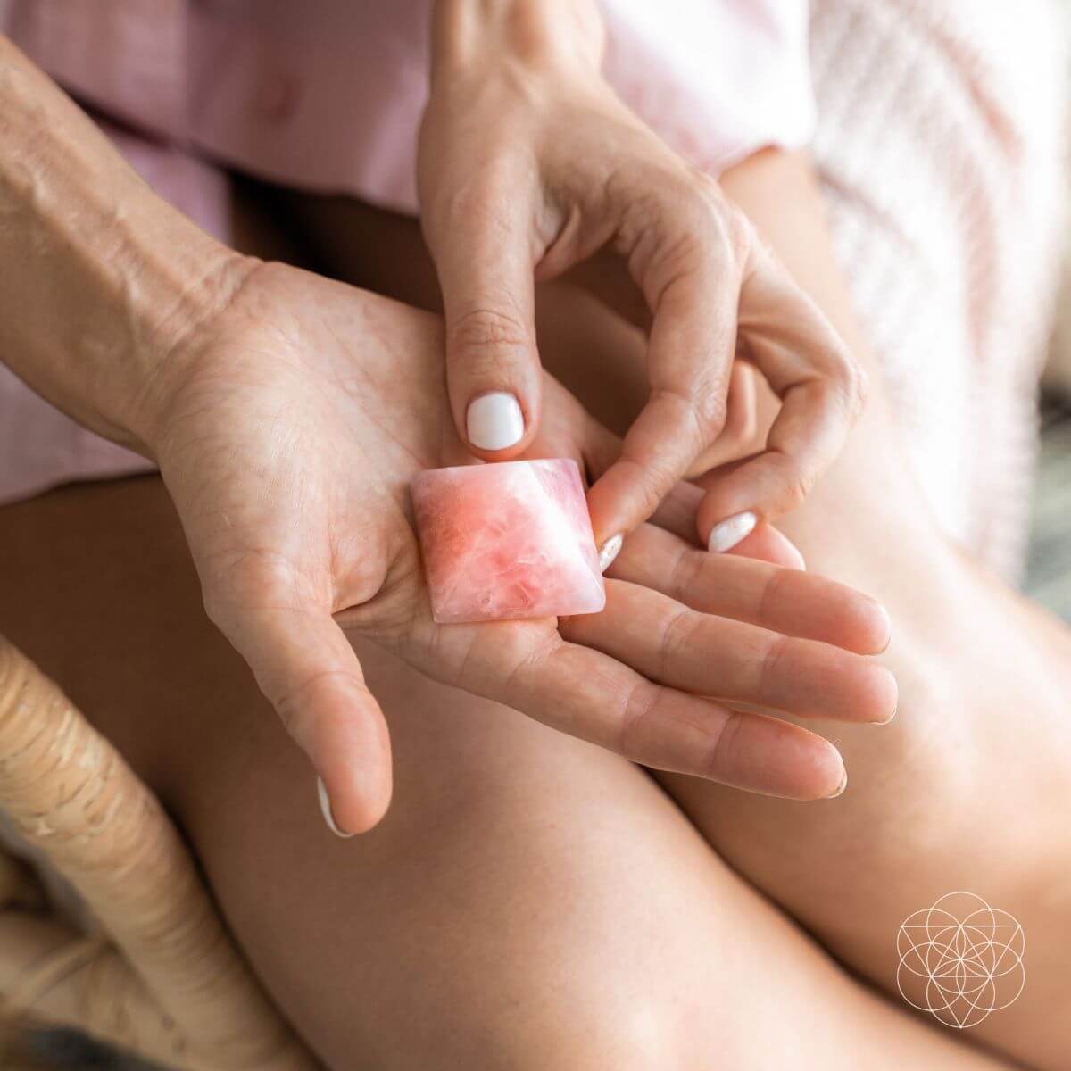 Rose Quartz Pyramid of Fertility