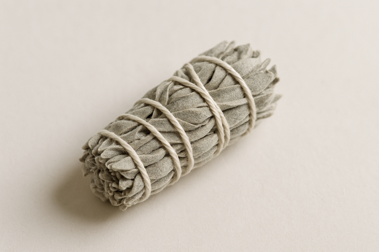 Small whjite sage wand for smudging