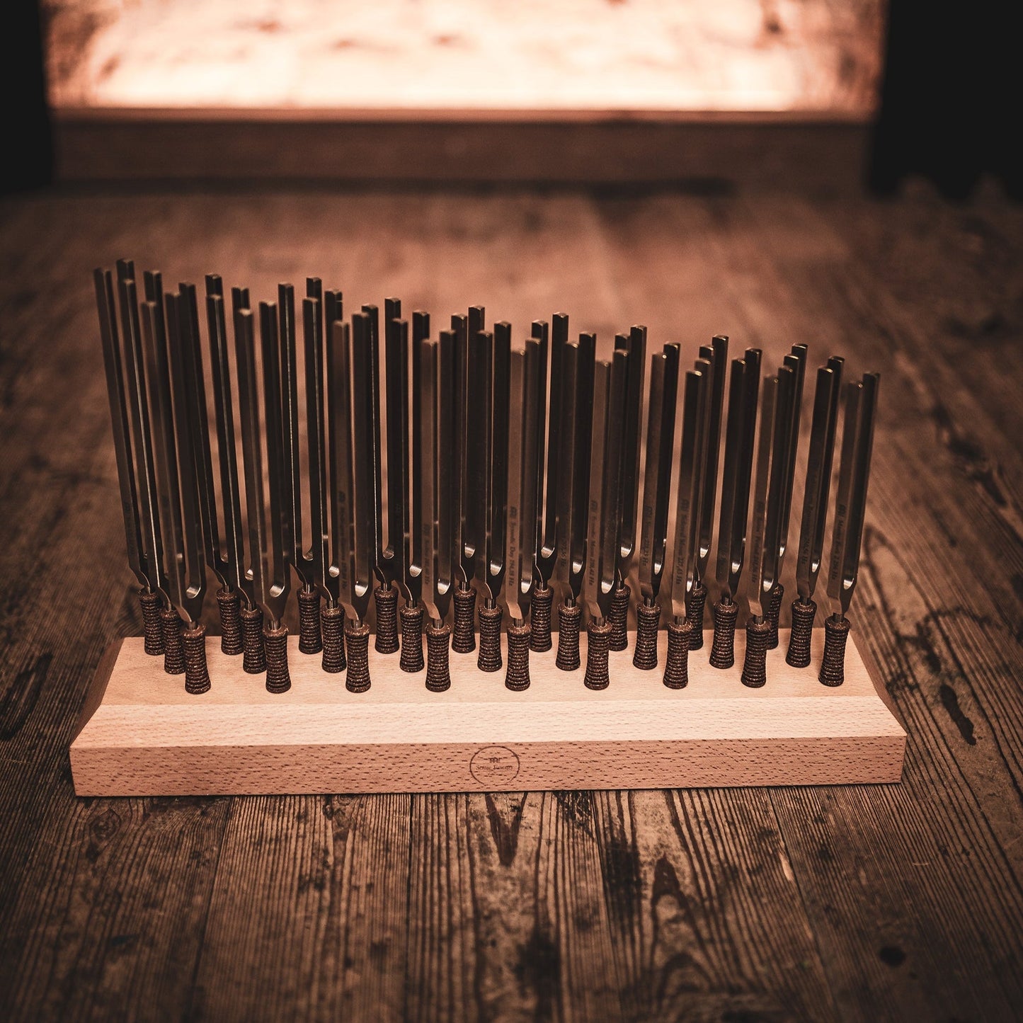 Pro 27 Complete Healing Steel Tuning Fork Set - Weighted